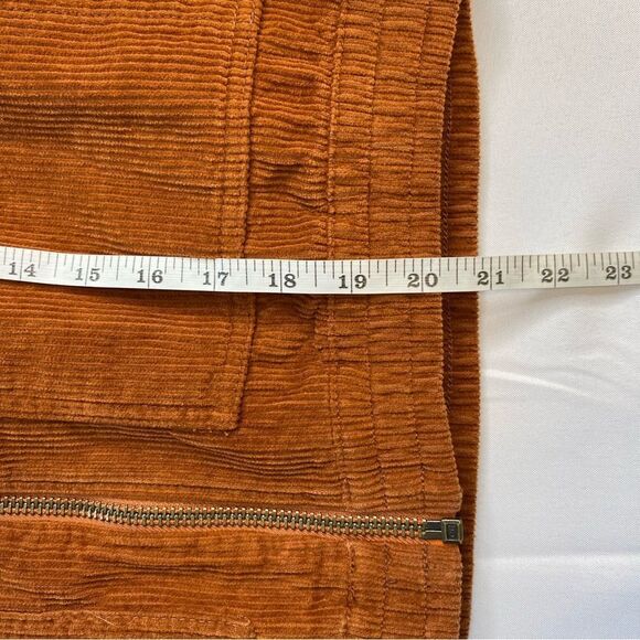 BDG Urban Outfitters Chestnut Cropped Corduroy Bomber Jacket Size Small - Picture 10 of 11